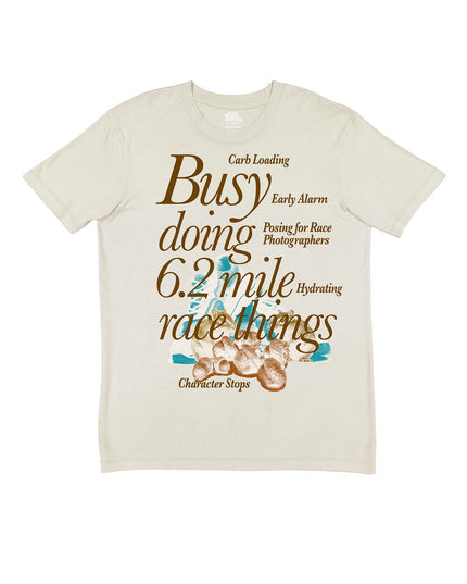 Busy doing 6.2 mile Race things