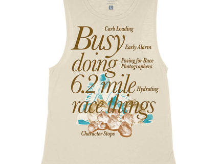 Busy doing 6.2 mile Race things