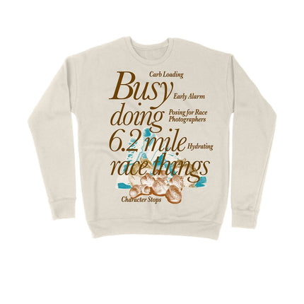 Busy doing 6.2 mile Race things