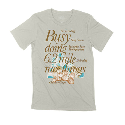 Busy doing 6.2 mile Race things