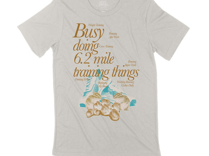 Busy doing 6.2 mile training things