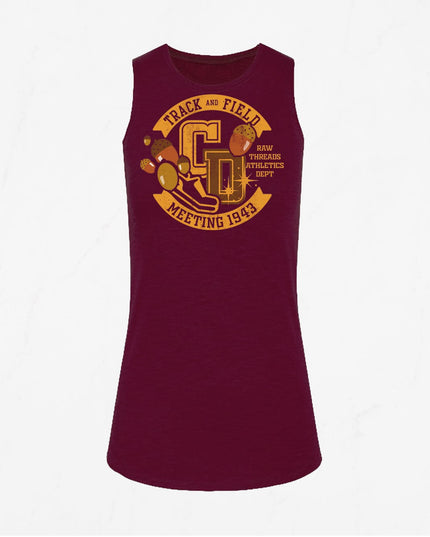 C&D Sorority Letters Merlot Core Tank