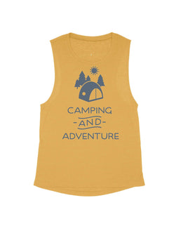 Golden Flowy Tank / XS