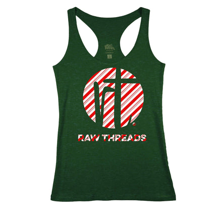 Candy Cane Raw Threads Logo