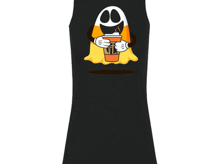 Candy Corn Ghost loves Coffee