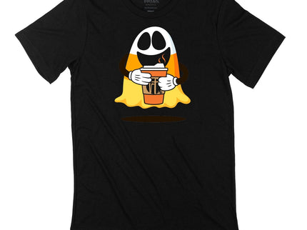 Candy Corn Ghost loves Coffee