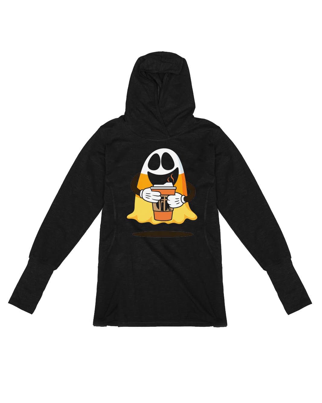 Candy Corn Ghost loves Coffee