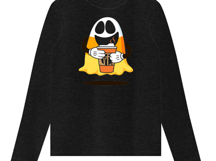 Candy Corn Ghost loves Coffee