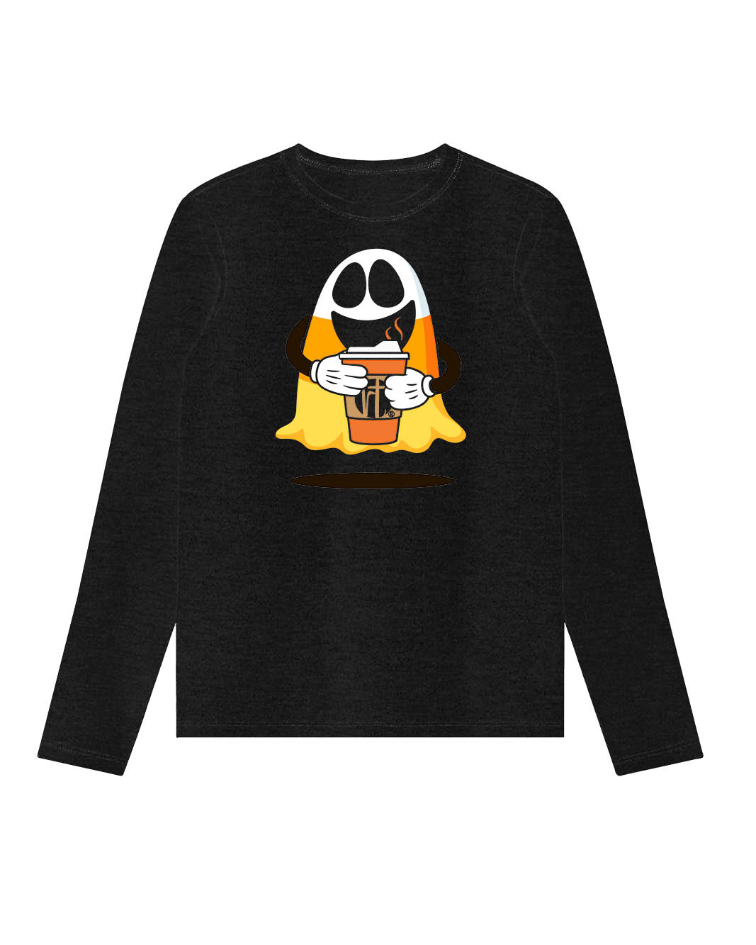 Candy Corn Ghost loves Coffee