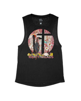 Black Flowy Tank / XS