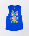 Royal Blue Flowy Tank