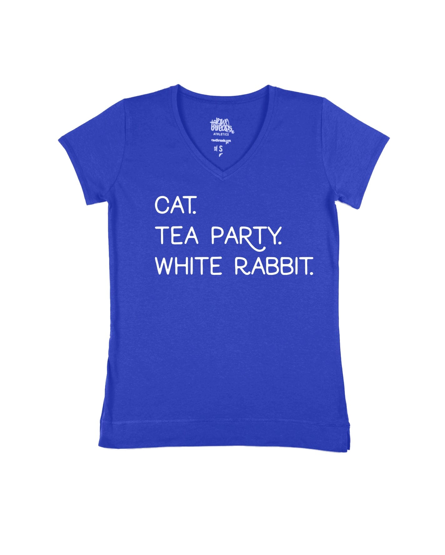 CAT. TEA PARTY. WHITE RABBIT.