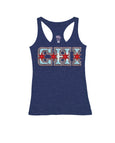 Heather Navy Racerback