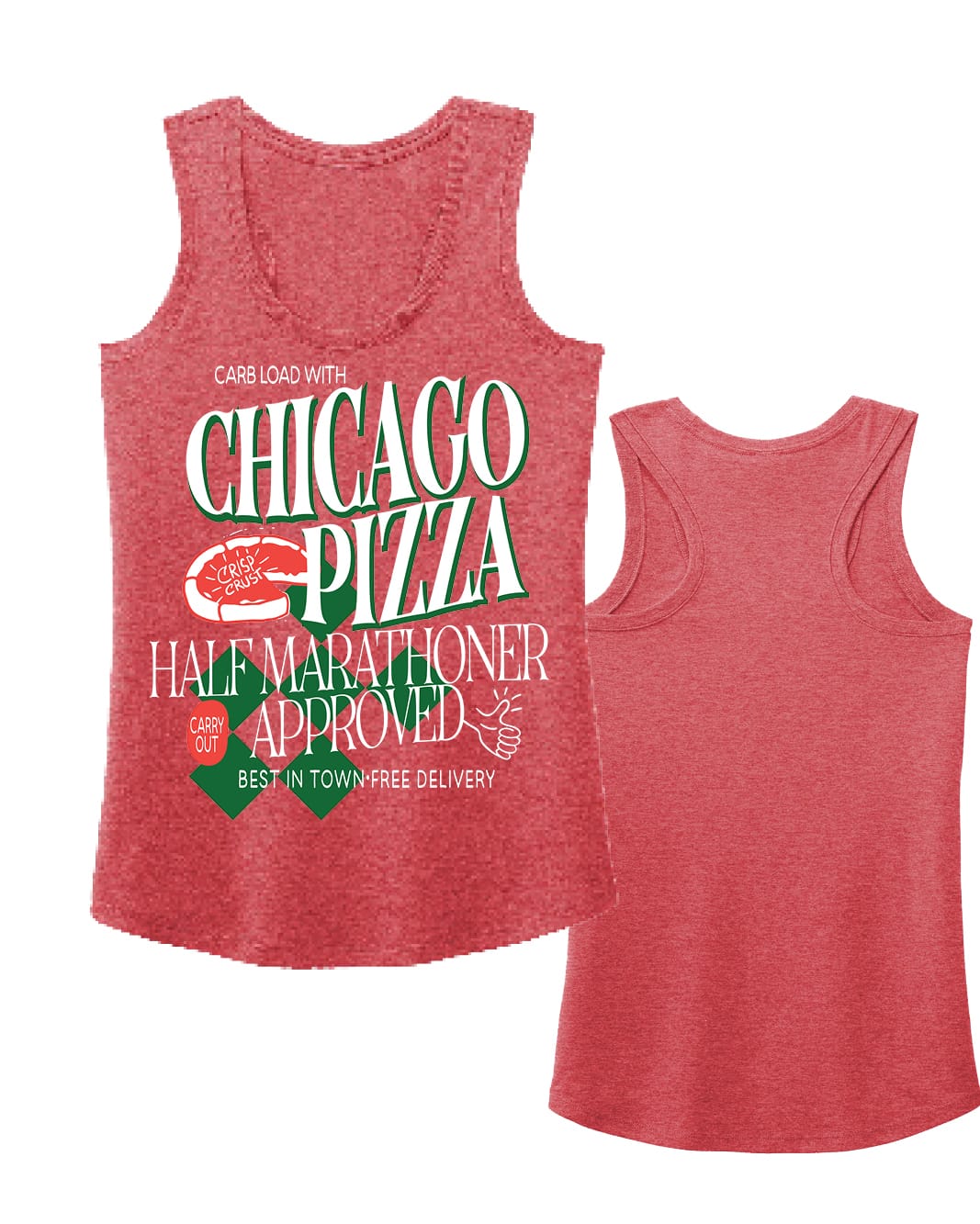 Chicago Half Marathoner Pizza
