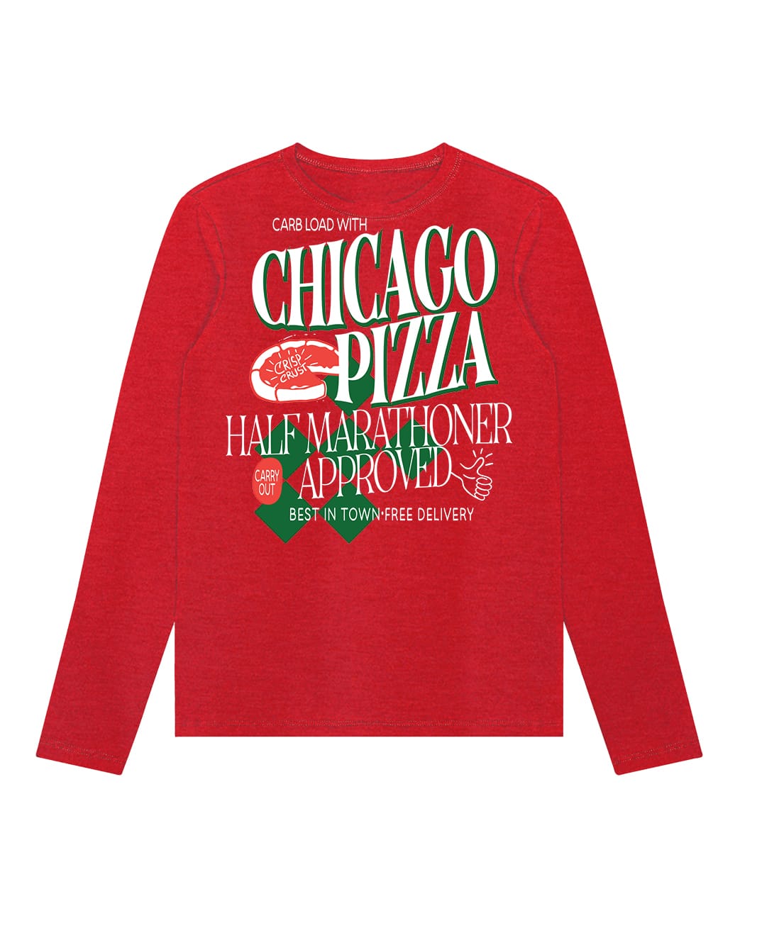 Chicago Half Marathoner Pizza