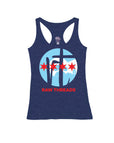 Heather Navy Racerback