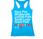 Ocean Blue Racerback