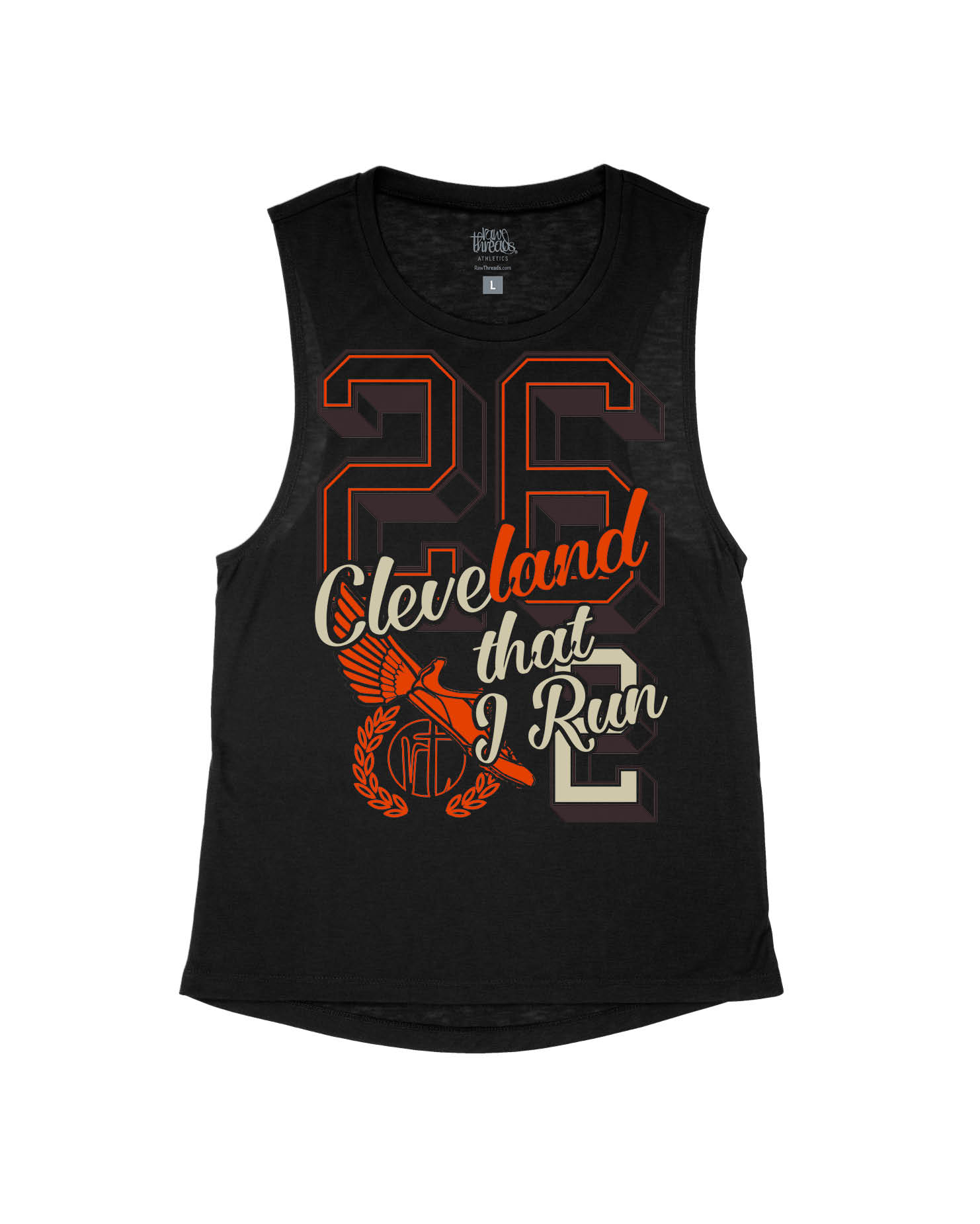 CleveLAND that I run Varsity 26.2 Letters