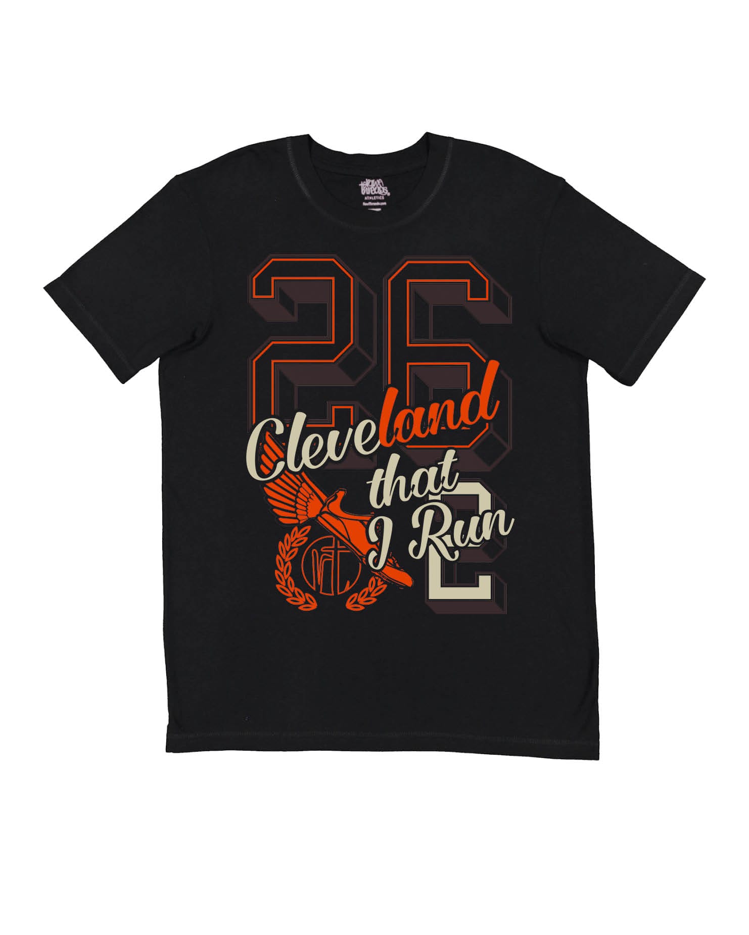 CleveLAND that I run Varsity 26.2 Letters
