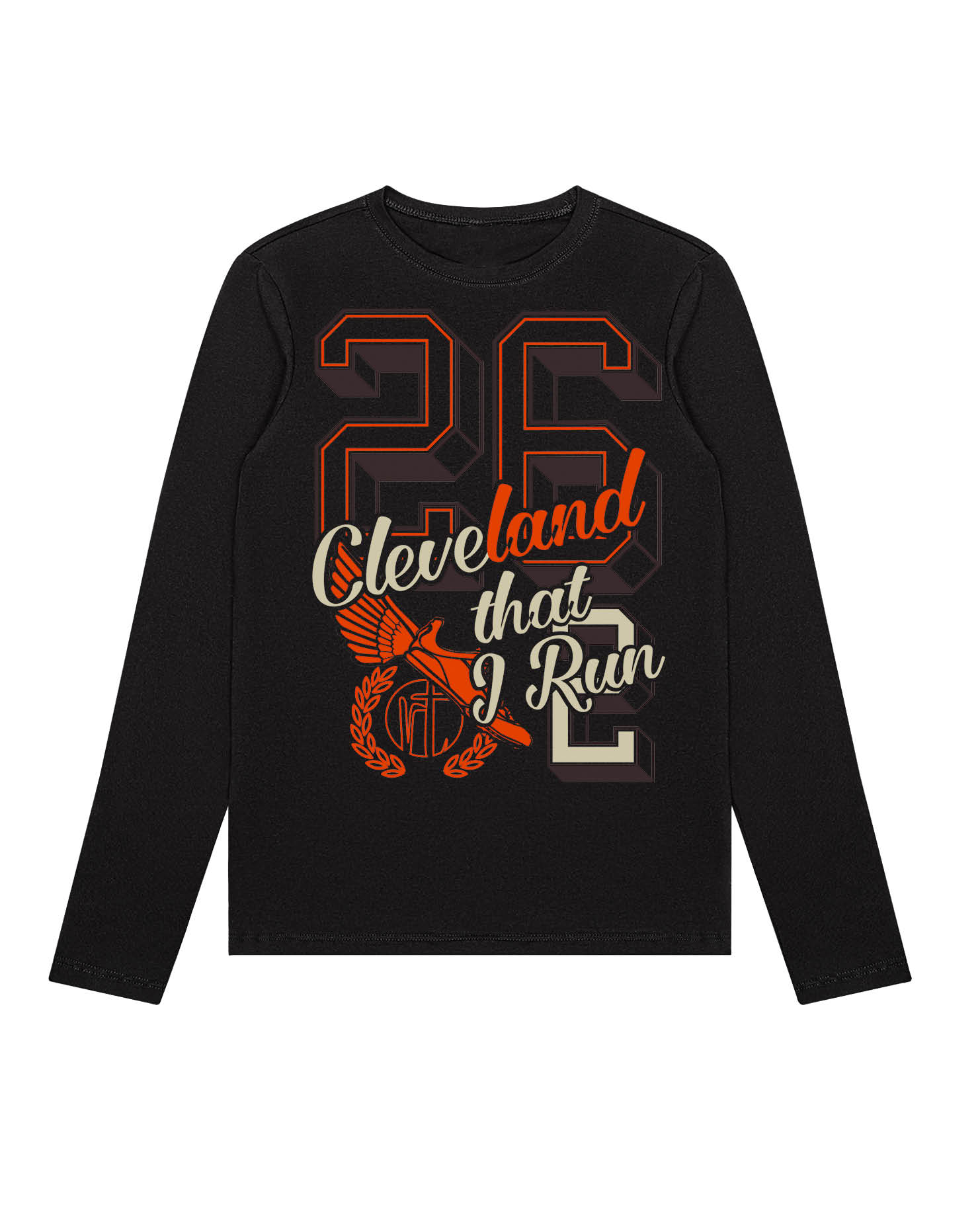 CleveLAND that I run Varsity 26.2 Letters