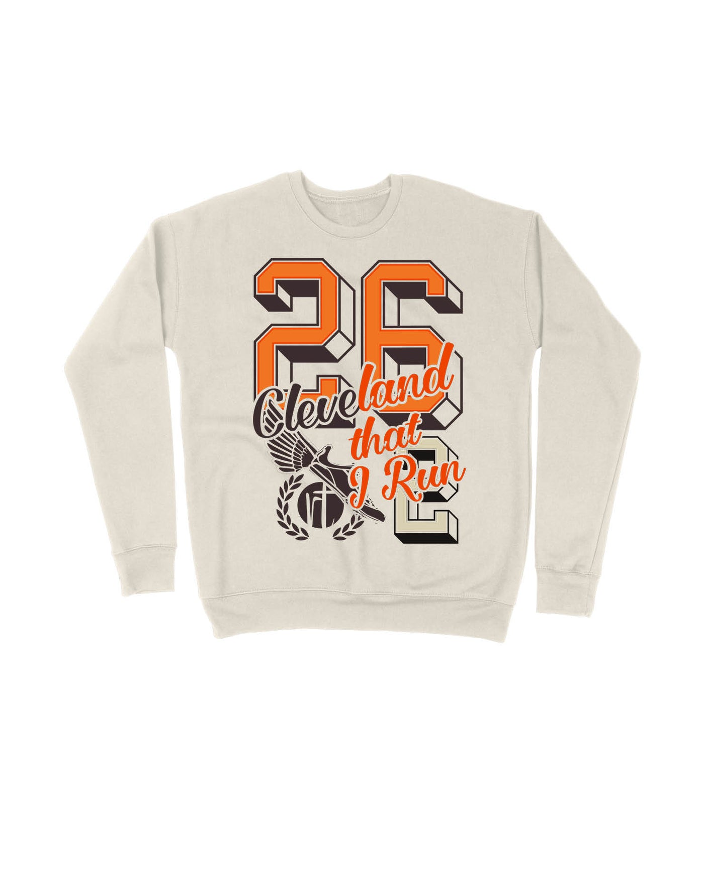 CleveLAND that I run Varsity Block Numbers 26.2