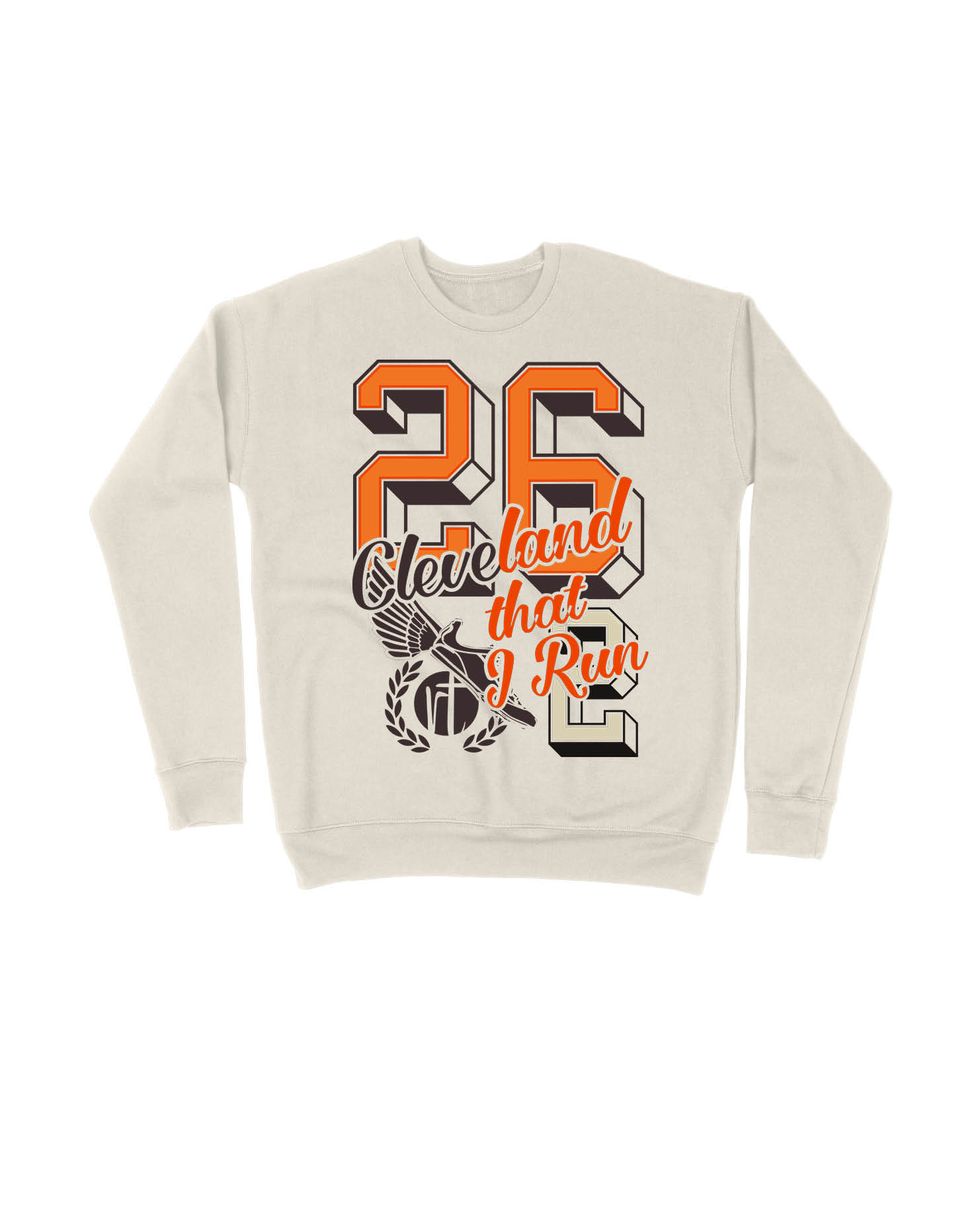 CleveLAND that I run Varsity 26.2 Letters