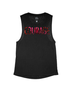 Black Flowy Tank / XS