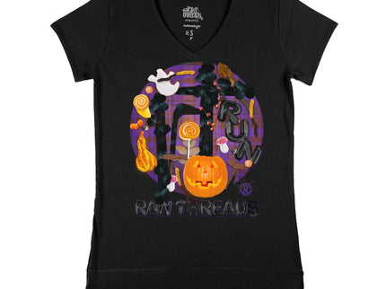 Creepy Halloween Raw Threads Logo