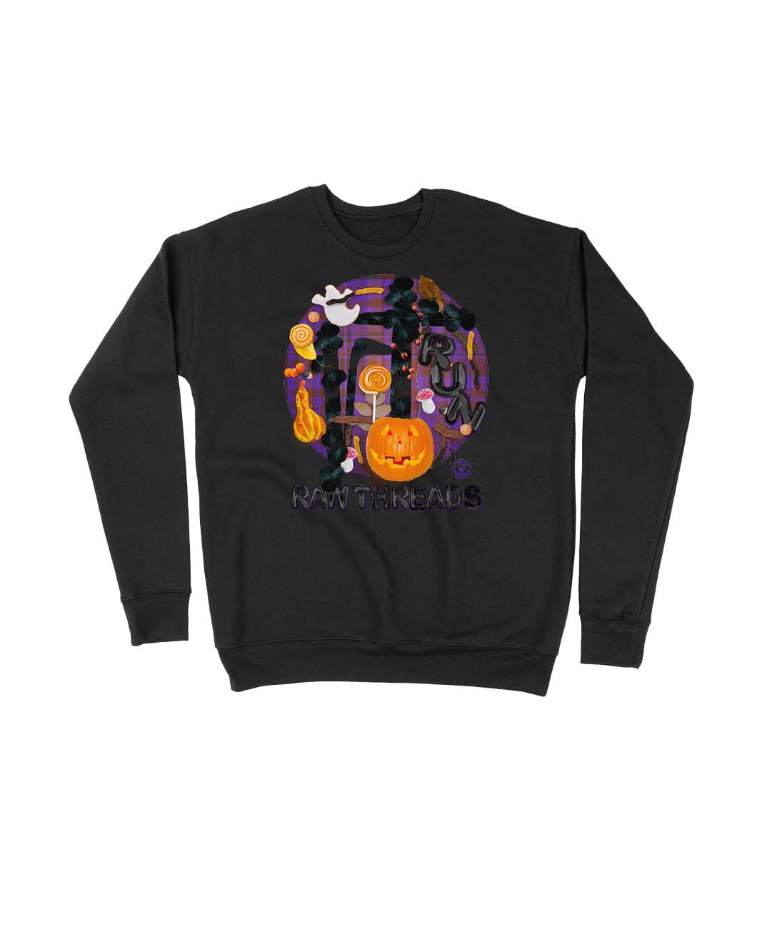 Creepy Halloween Raw Threads Logo