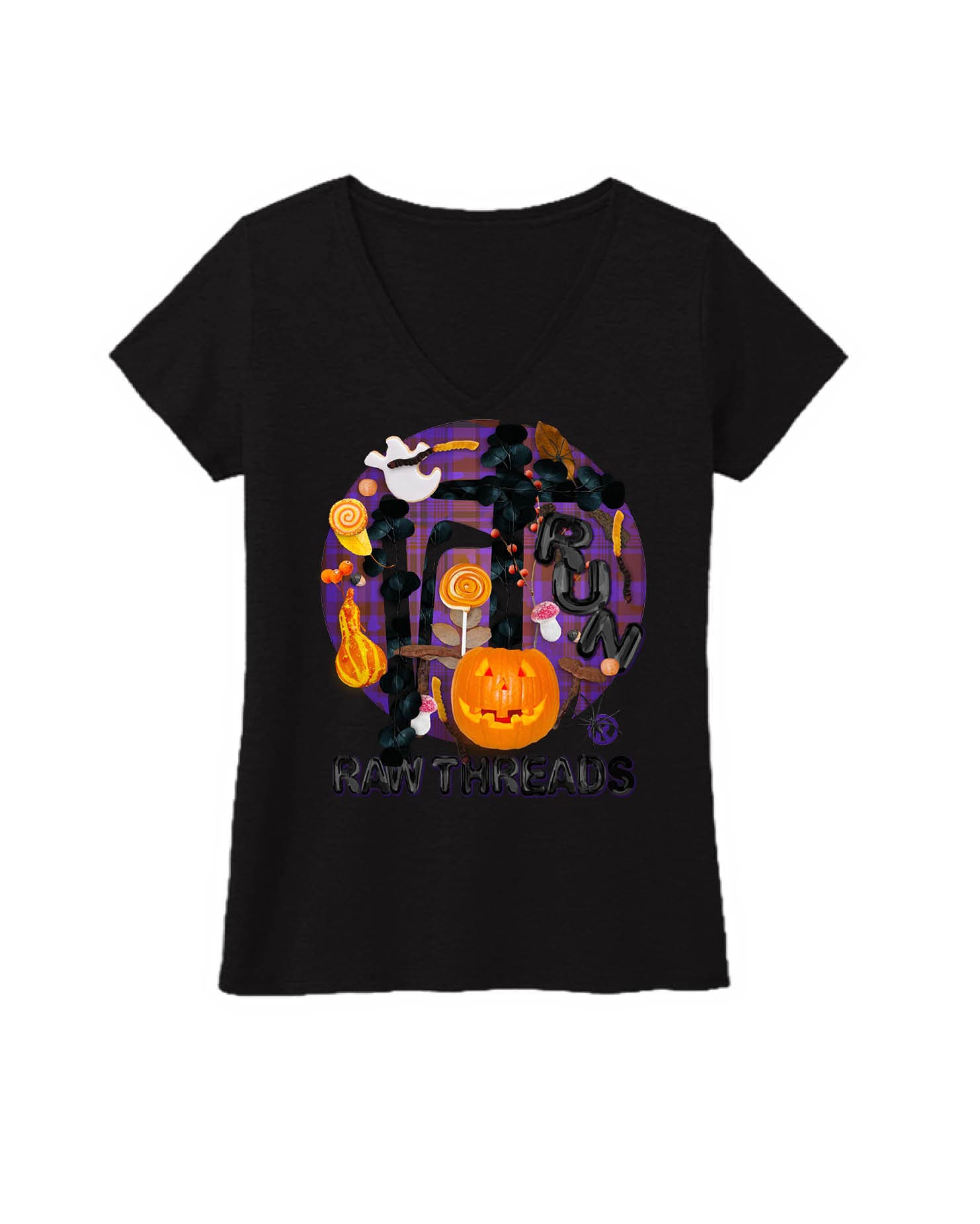 Creepy Halloween Raw Threads Logo