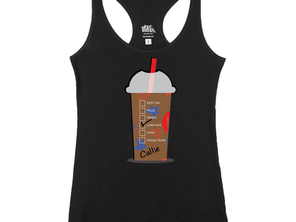 Custom COLD Coffee Cup Red White and Blue Stars