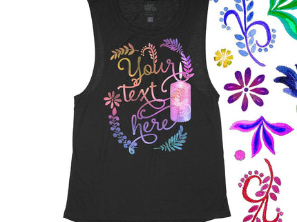 Custom Iridescent Candle