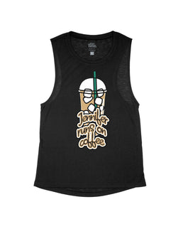 Black Flowy Tank / XS