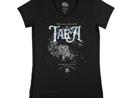 Customize Front and Back Snowflake