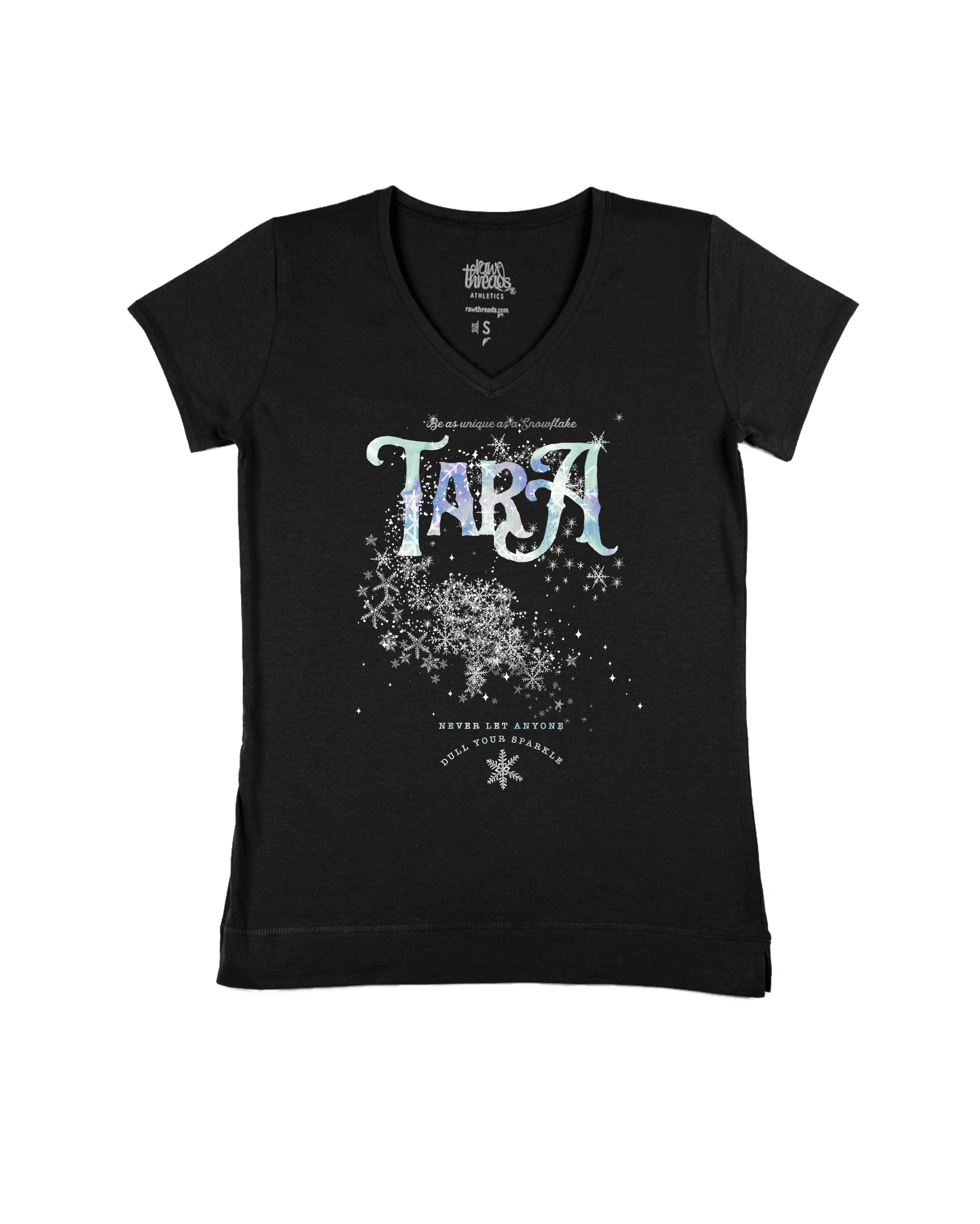 Customize Front and Back Snowflake