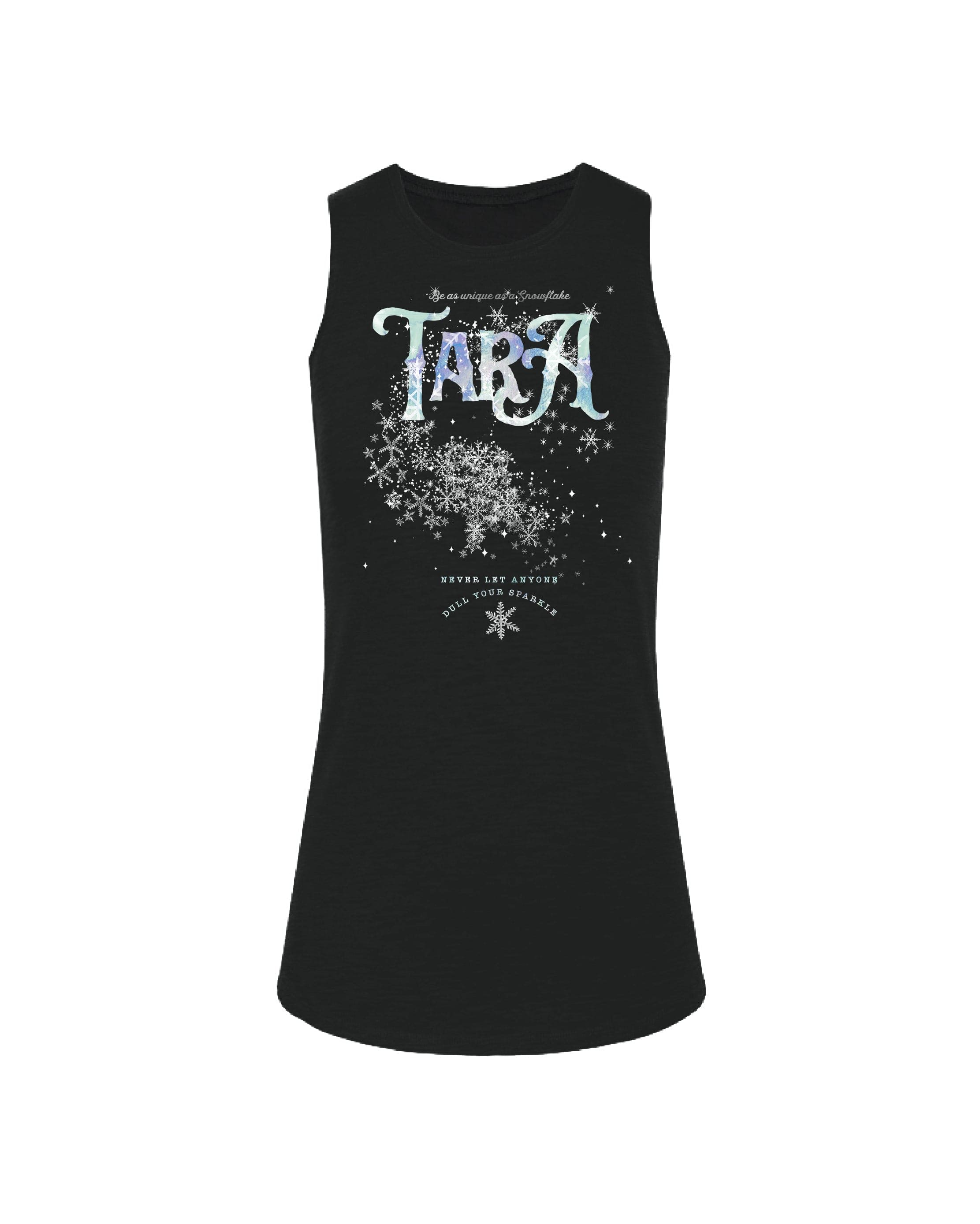 Customize Front and Back Snowflake
