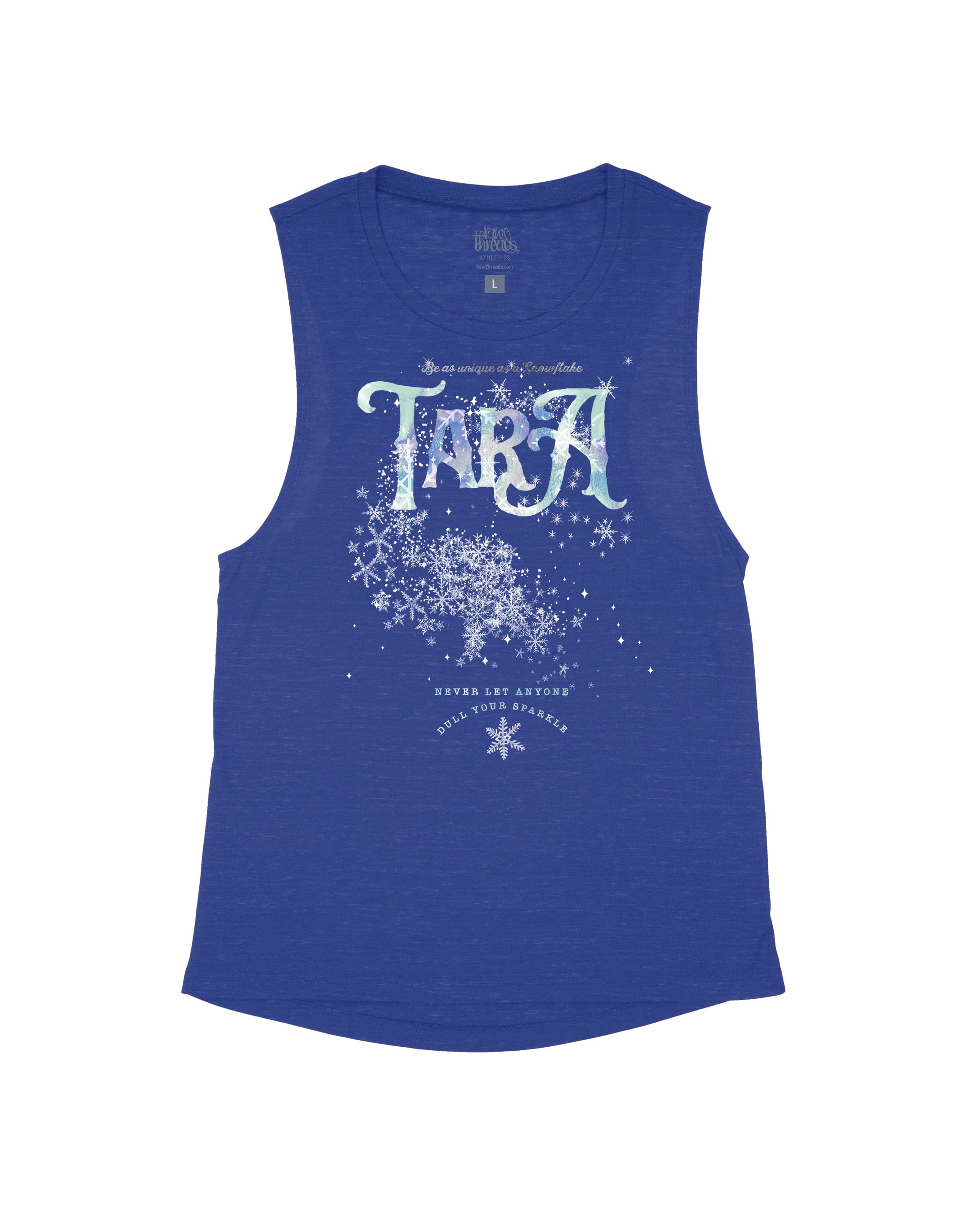 Customize Front and Back Snowflake