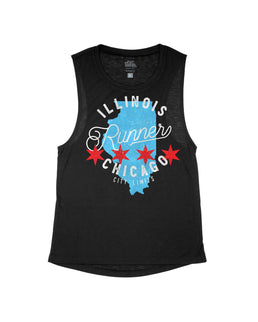 Black Flowy Tank / XS