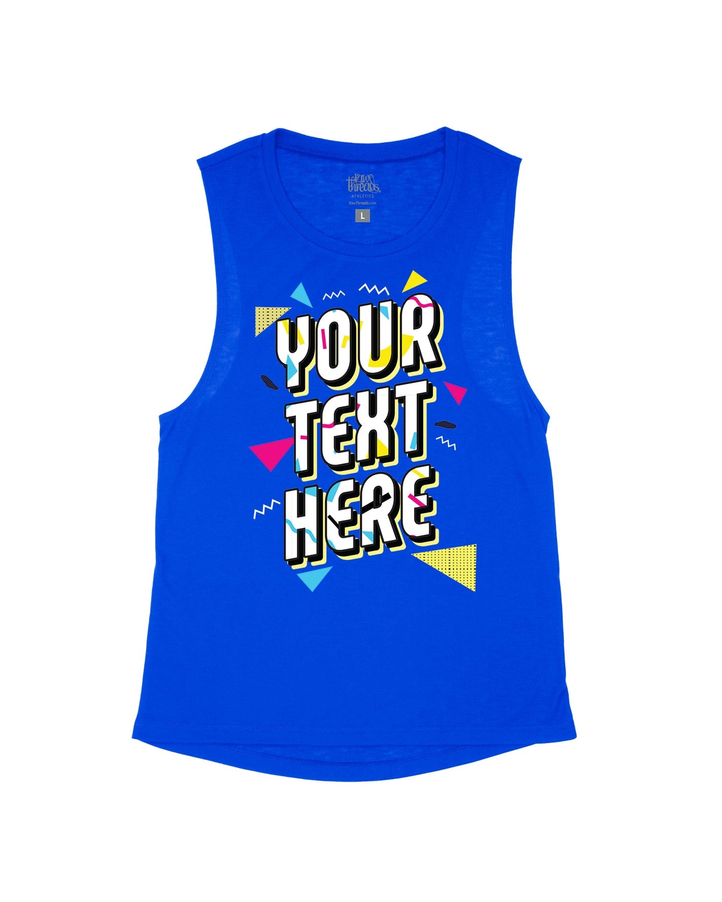 Customize your own 90's Text White Graffiti