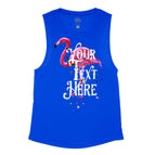 Royal Blue Flowy Tank