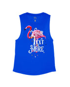 Royal Blue Flowy Tank