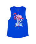 Royal Blue Flowy Tank