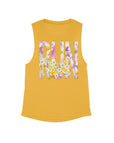 Golden Flowy Tank