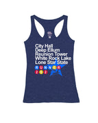 Heather Navy Racerback