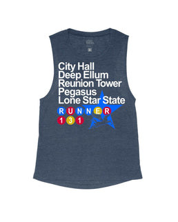 Antique Midnight Flowy Tank / XS