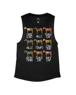 Black Flowy Tank / XS