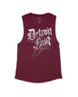 Maroon Flowy Tank