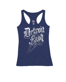Heather Navy Racerback / M