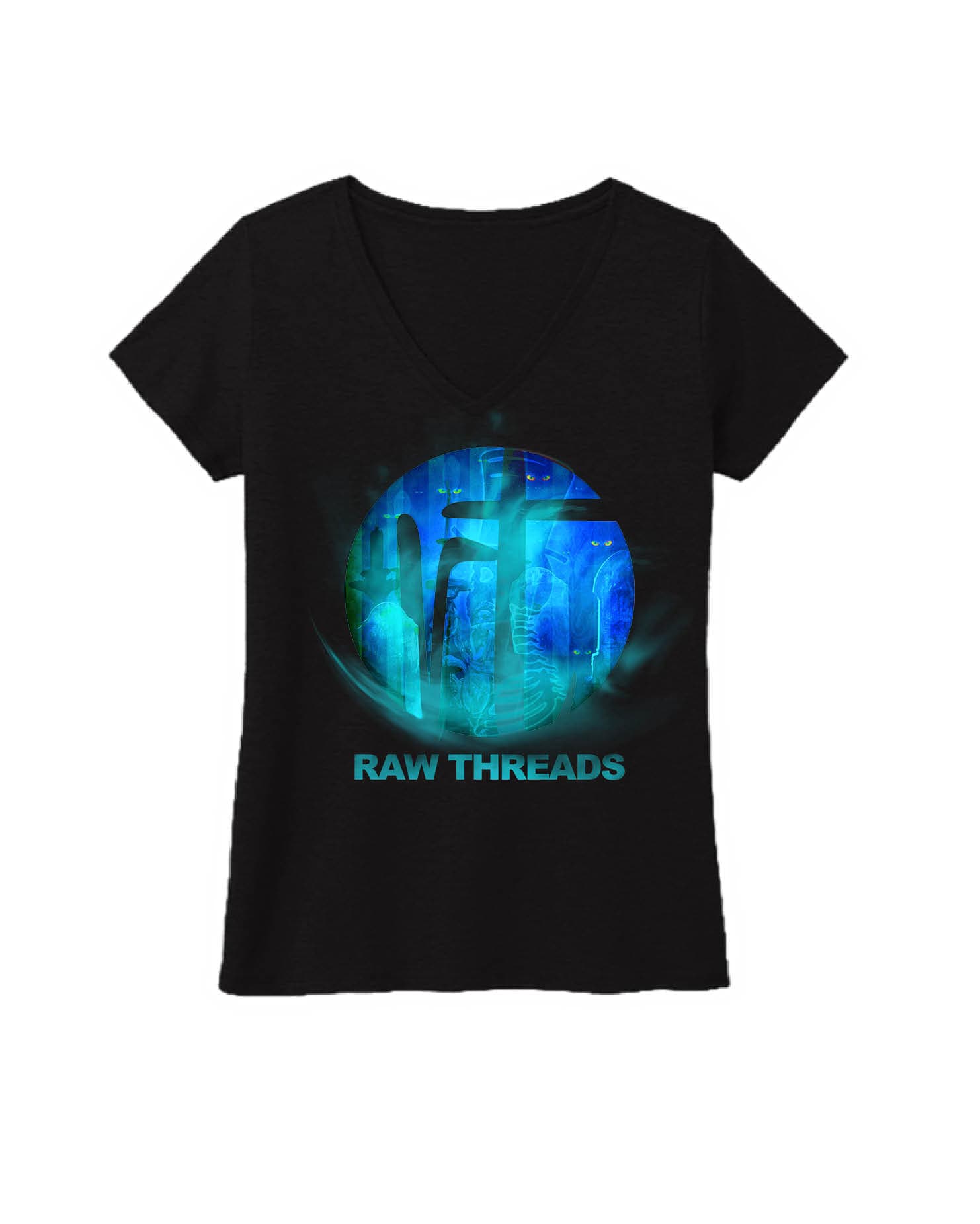 Disappearing Ghost Raw Threads Logo