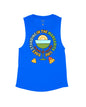 Royal Blue Flowy Tank